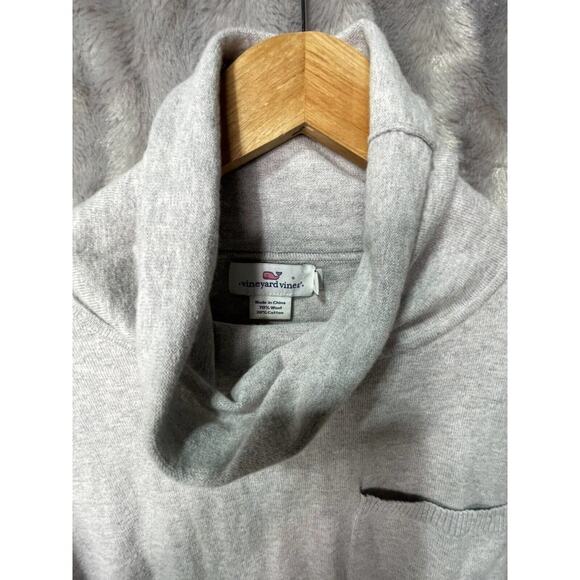Vineyard Vines Women's Gray Wool BlendLong Sleeve Sweater Size M - Picture 2 of 3